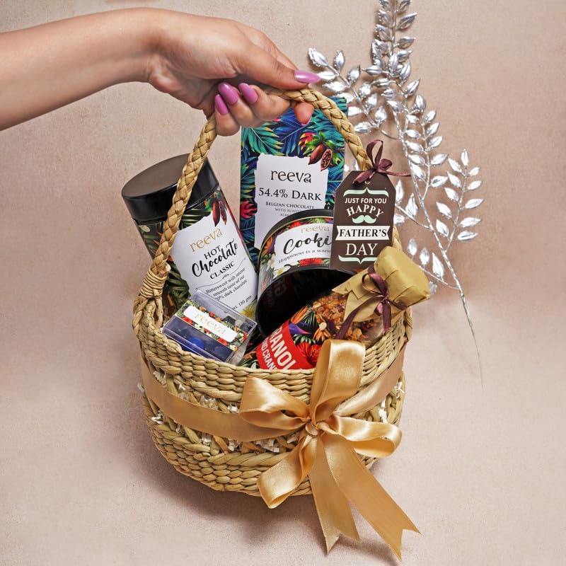 Image of Velvet Fine Chocolates Special Loveliness Basket | Premium Chocolate Gift Box for Father's Day, Mother's Day, Birthday, Anniversary, Retirement & Special Occasions | Pack of 1