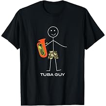 Funny Men Tuba Guy, Boy Tuba Player T-Shirt