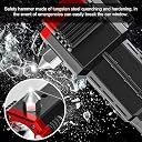 Wandering NAVA PAVA Torch Light,LED 3W Torch Light Rechargeable Torch Flashlight,Long Distance Beam Range Car Rescue Torch with Hammer Window Glass and Seat Belt Cutter Built Portable Rechargeable gallery image