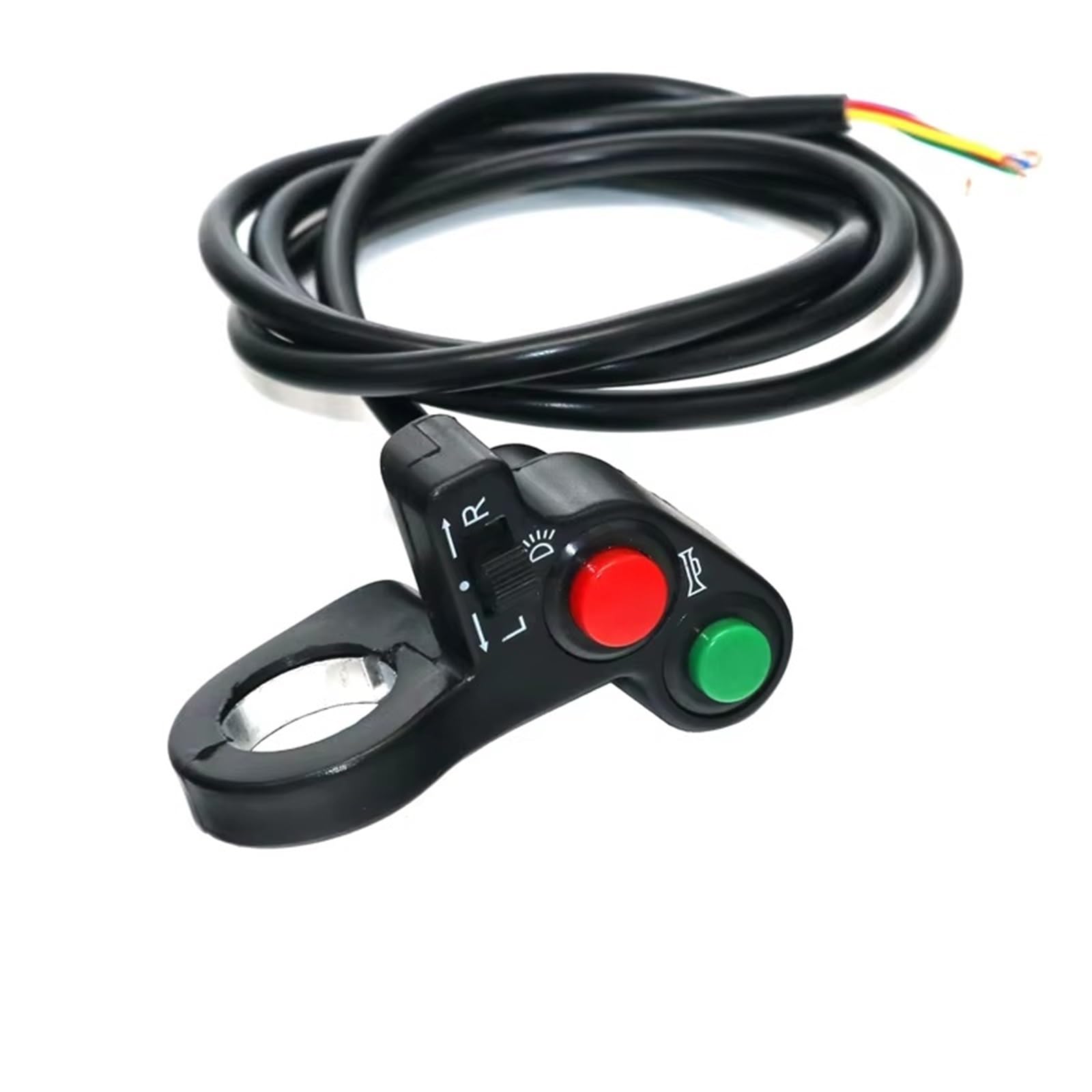 Ensemble boutons commutateur guidon moto universel avec interrupteur de klaxon