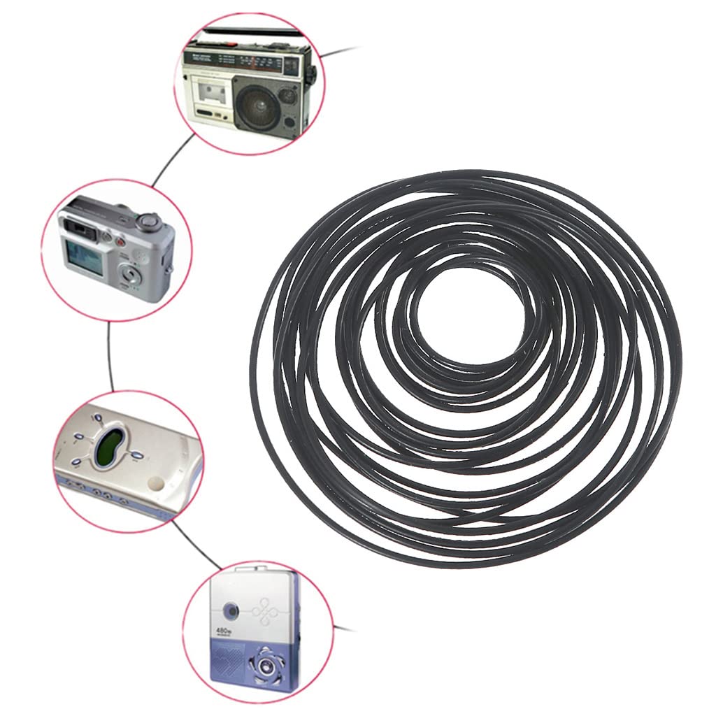 Goma de silicona banda polea transmisión motor redondo 1x1mm 20 unids DIY juguete módulo coche