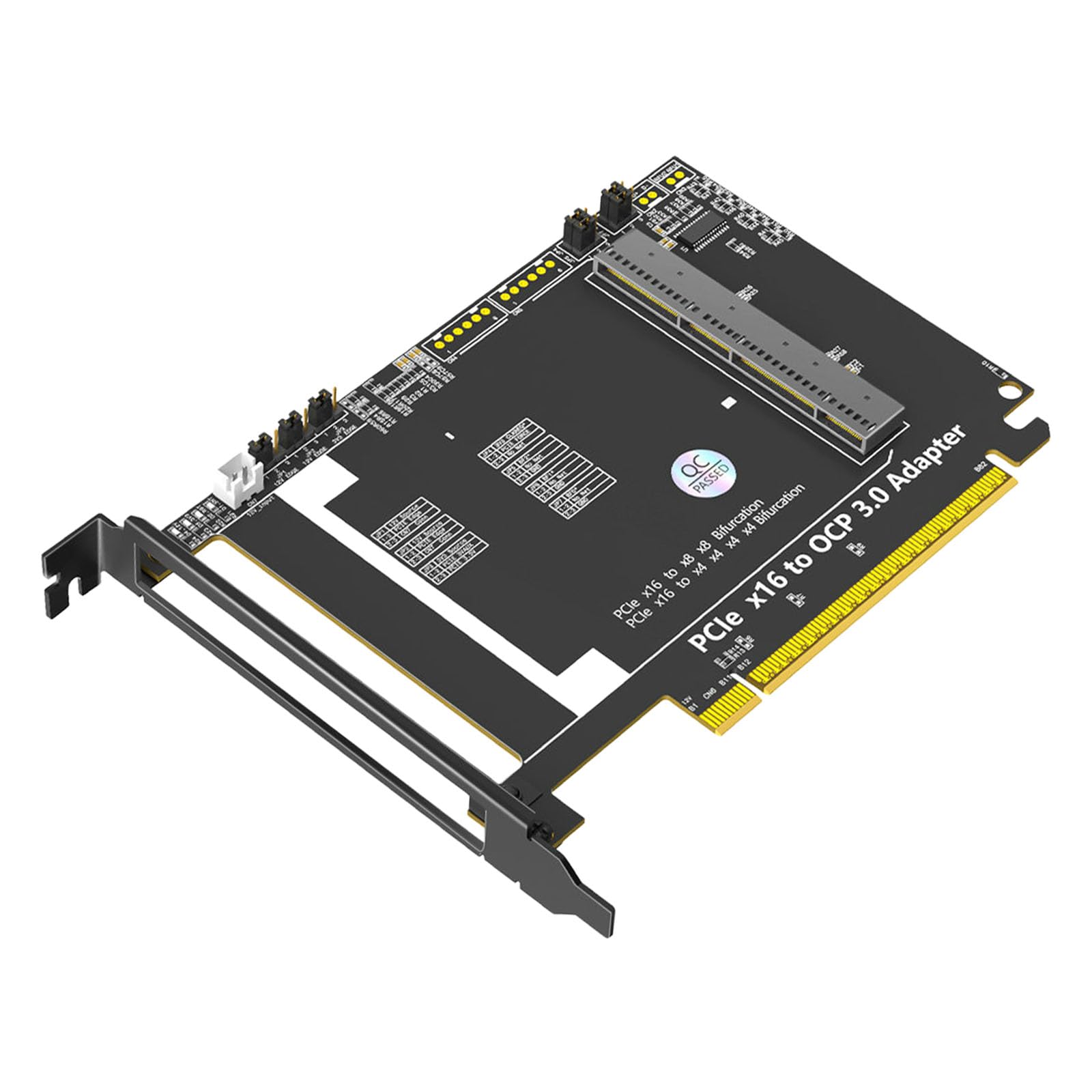 Scheda di rete di conversione OCP NIC3.0 a PCIe 5.0 X16 per server | Trasferimento dati a piena velocità per data center in rete con durabilità industriale e server di sistemi multipli