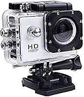 Câmera Esportiva 4K Ultra HD Wifi, À Prova D'Água até 30 Metros, Tela LCD, Ideal para Esportes Radicais (Cinza)