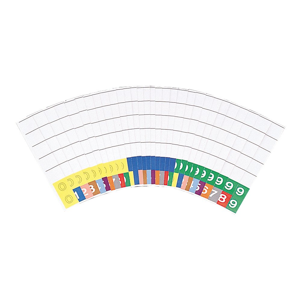 インデックス | (まとめ)リヒトラブ カラーナンバーラベル M2桁用 30×30mm HK752 1パック(100片)(×20) まとめ） リヒトラブ カラーナンバーラベルMロールタイプ 「2」 HK753R