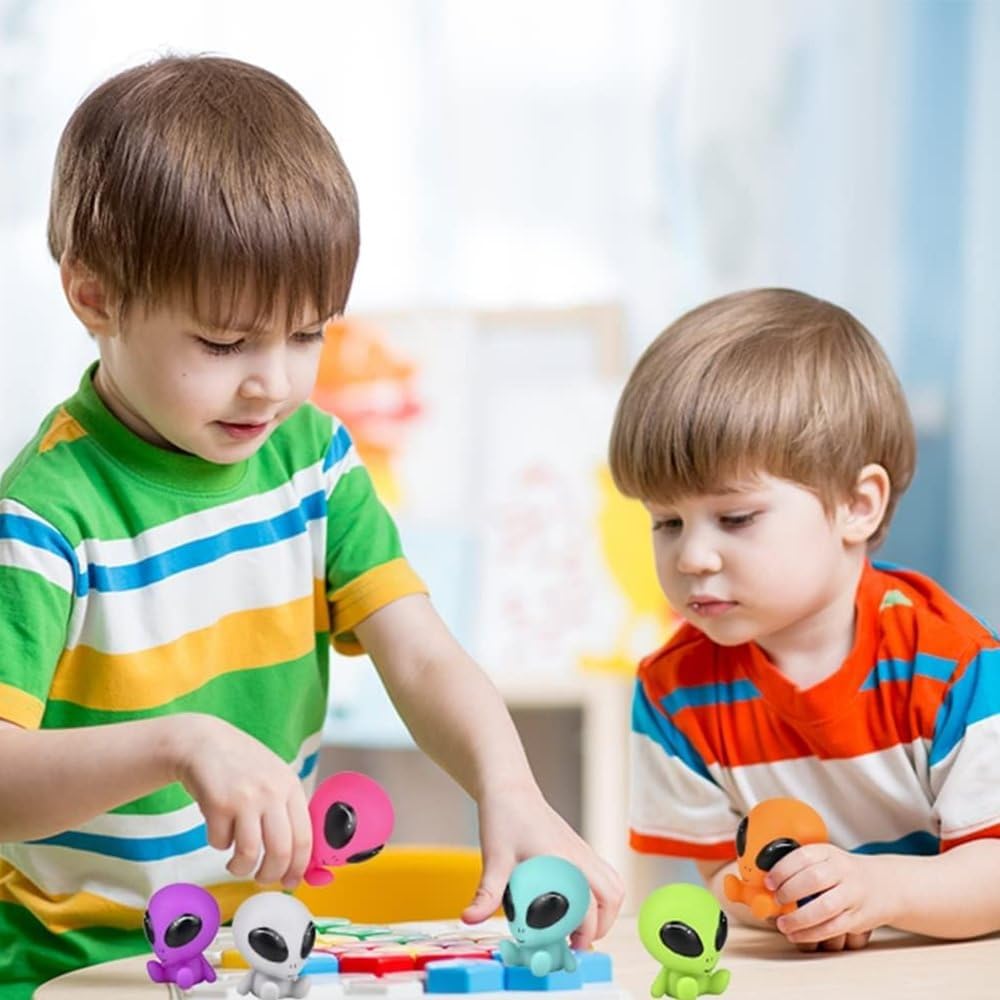 Rhode Island Novelty 2.5" Rubber Galactic Alien Assortment, 50 Pieces per Order