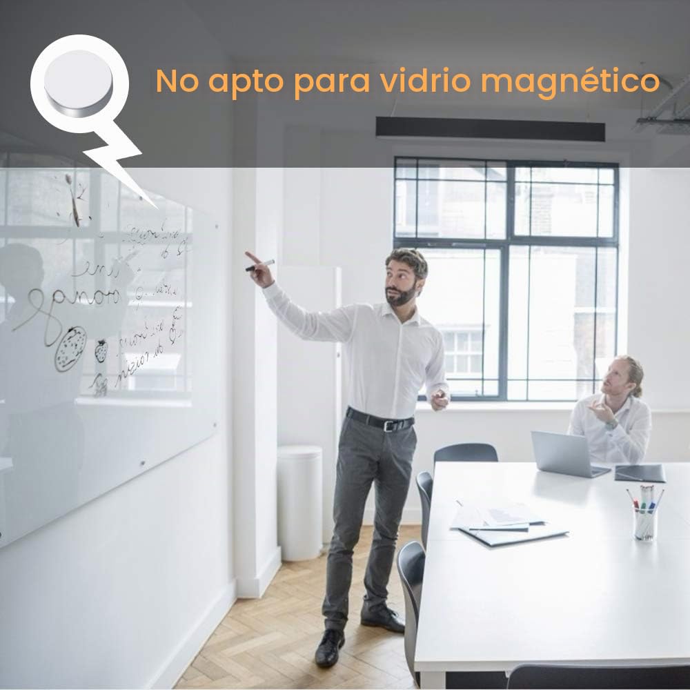 Imanes Nevera 60 piezas, Imanes Redondos 10 x 3mm para Refrigerador con Caja de Almacenamiento