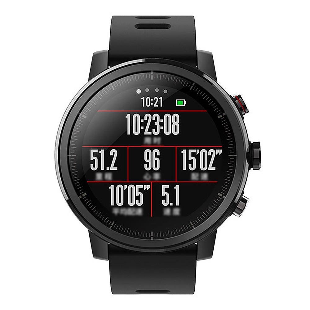 AMAZFIT Stratos 2 Smartwatch, Huami Reloj Inteligente con GPS, Versión  Internacional, Funciona con iOS y Android (Negro) : Amazon.es: Electrónica