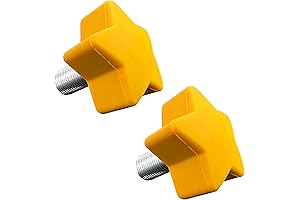 TUCANA Bolt-On Star Shape 85A Rubber Roller Skate Stopper with Adjustable Toe Stop