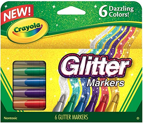 Crayola Glitter Markers 6ct