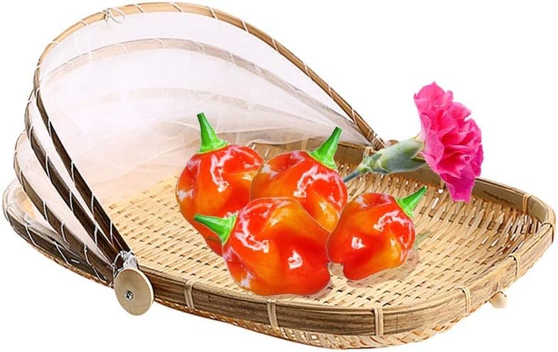 Anti-dust Anti-insect Basket Fruit and Vegetable Tray, Food Storage Basket, Picnic Basket
