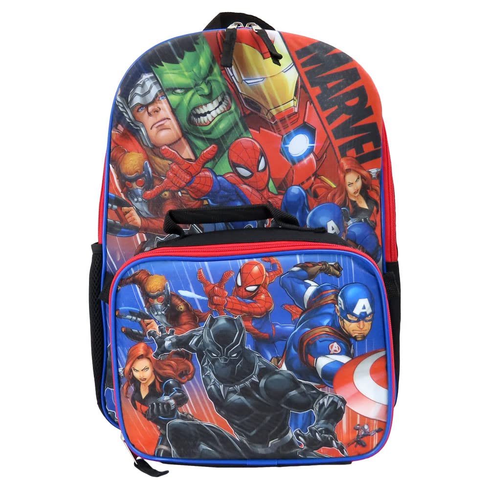 Amazon.com: Bioworld Avengers 16 Inches Large Backpack with Lunch