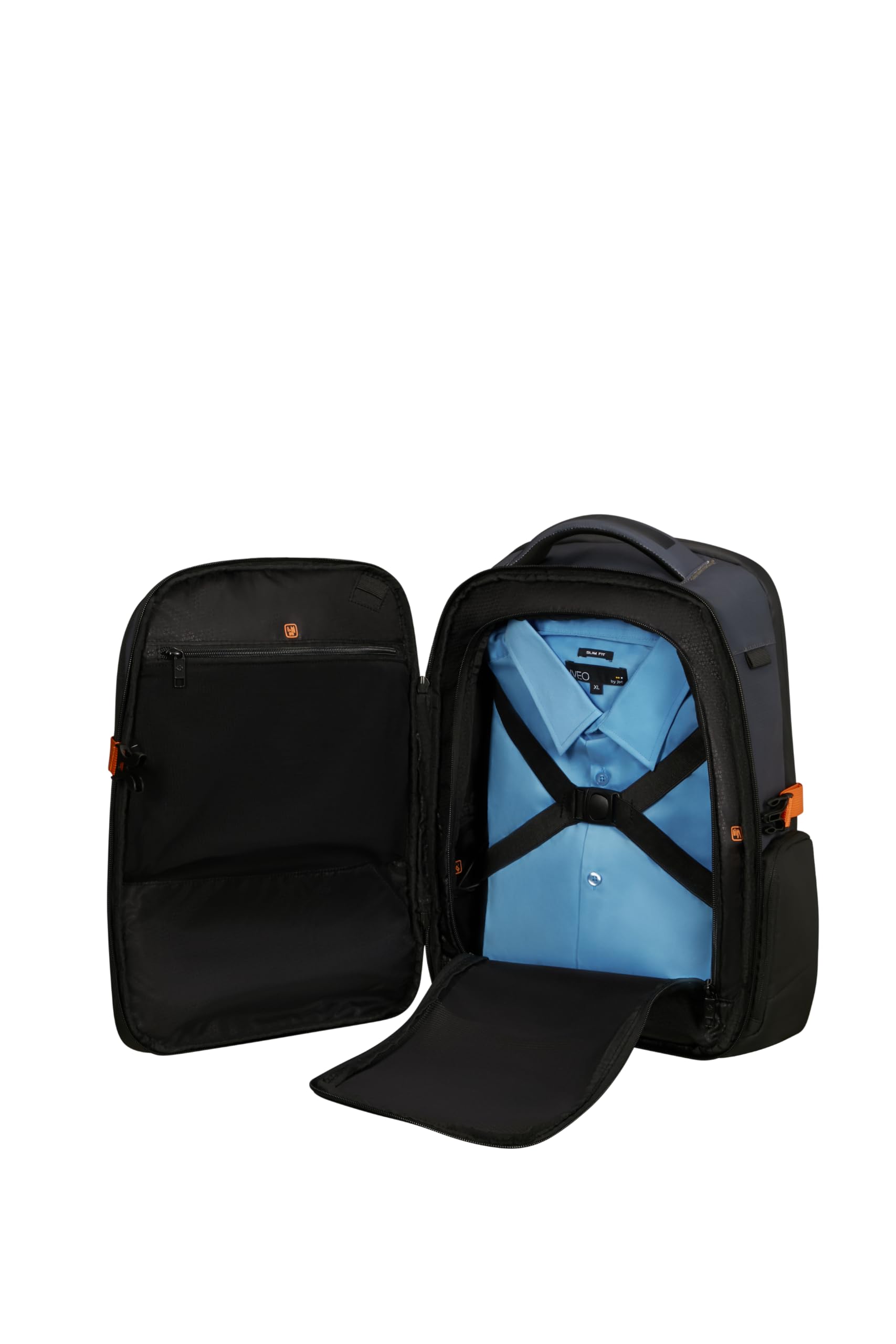 Samsonite Biz2Go Mochila para Portátil 15.6" Mochila Daytrip para Hombre, Grafito/Albaricoque