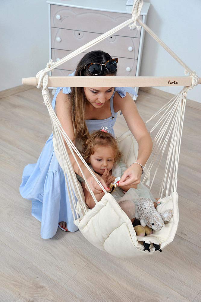 Bella Chica Natura Luxuriöse Baby Hängematte und Kinderhängesessel