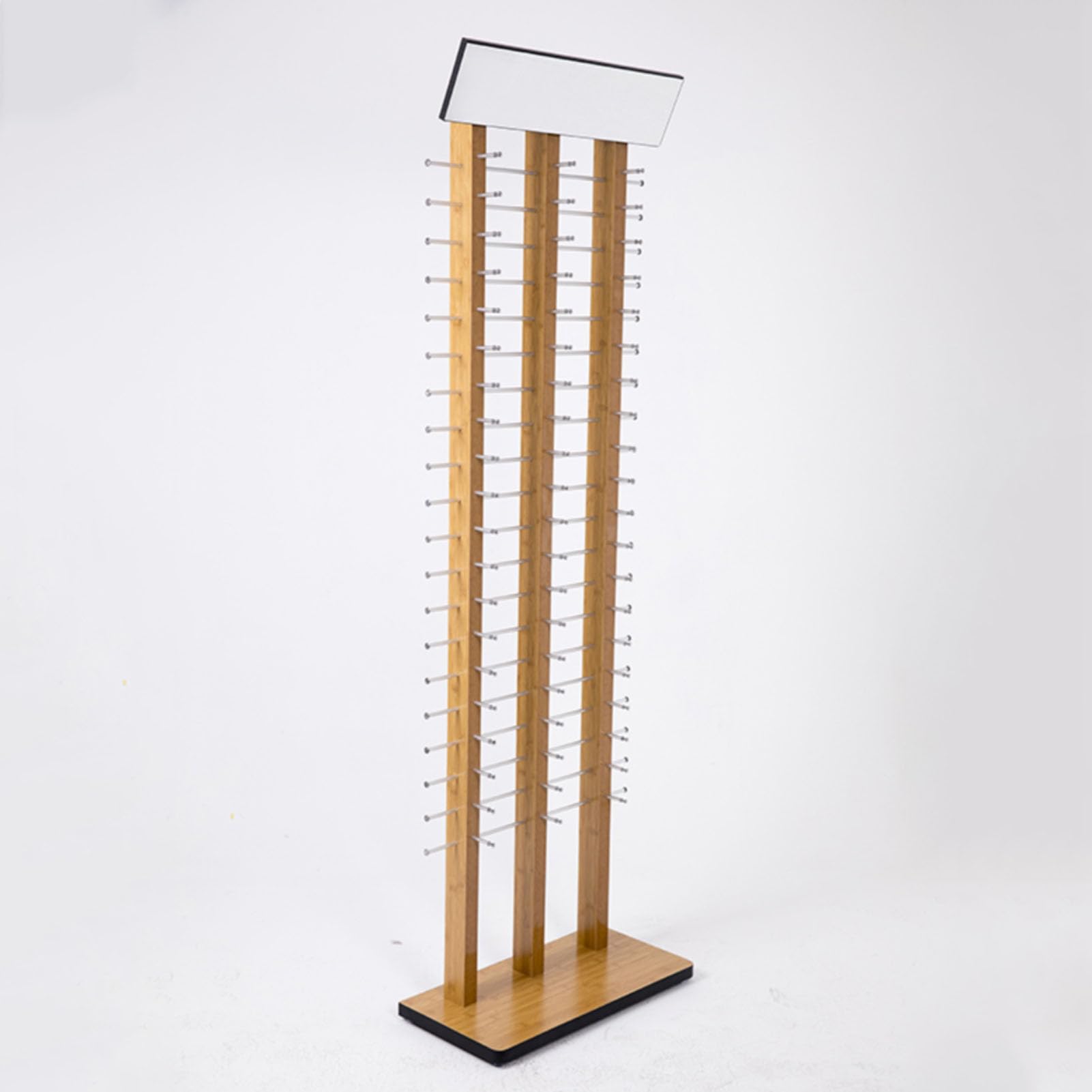 Estante De Madera Para Gafas De Sol De Pie, Soporte Para Gafas De Óptica, Expositor Colgante Para Tiendas, Expositor Comercial Para Monturas De Gafas, Soporte Para Gafas De Le.60 pairs
