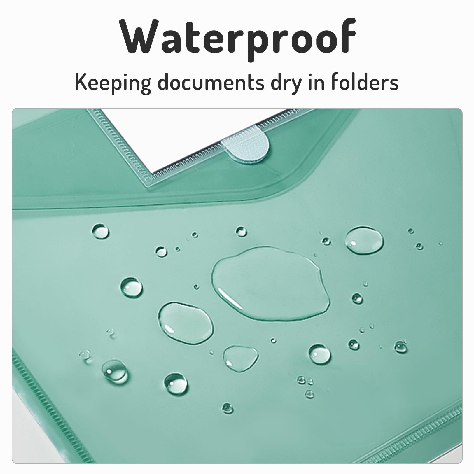 Forvencer Binder Pocket, 10 Pack Super Heavyweight Plastic Folders with Tight Closure, Binder Folders Side Loading, 3 Ring Binder Pocket, Binder Dividers with Pockets, Letter Size, Pastels Series