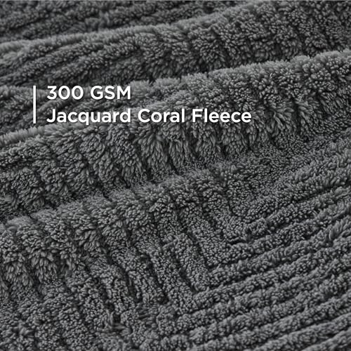 Bedsure Hundedecke für Haustier Hunde Katzen Welpen Weiche Warme Matte, flauschig und weich, Titan Grau 80x100 cm