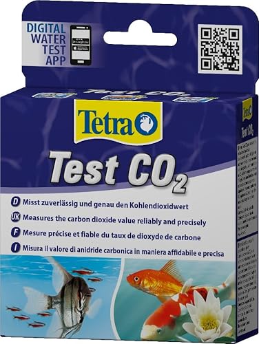 Tetra Test CO2 (dióxido de carbono) - Prueba de agua para acuarios de agua dulce y estanques de jardín