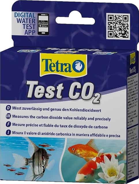 Tetra Test CO2 (dióxido de carbono) - Prueba de agua para acuarios de agua dulce y estanques de jardín