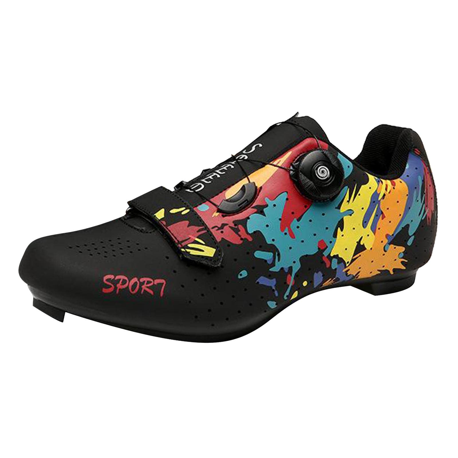 FABLOFT Road Bike Cycling Shoes Riding Shoes Fits Look/ /-SL Cleats Black 41|Sporting Goods | Cycling | Cycling Shoes & Shoe Covers |1 Pair Road Cycling Shoes