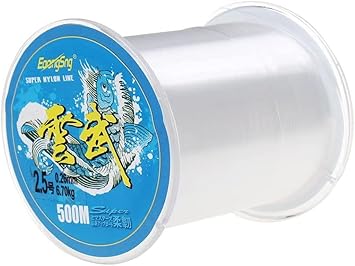 El hilo de pescar transparente de Anlising está hecho de nylon de alta calidad, con buena flexibilidad y resistencia al desgaste. Con una longitud de 500m y un diámetro de 0.26 mm, es ideal para diferentes usos. Su superficie cubierta con fluoruro de carbono le otorga una alta carga de hasta 7.3 kg. Resistente a la distorsión y elástica, reduce el riesgo de desgarro. Adecuado para pesca de agua dulce, objetos colgantes, perlas y artesanías.