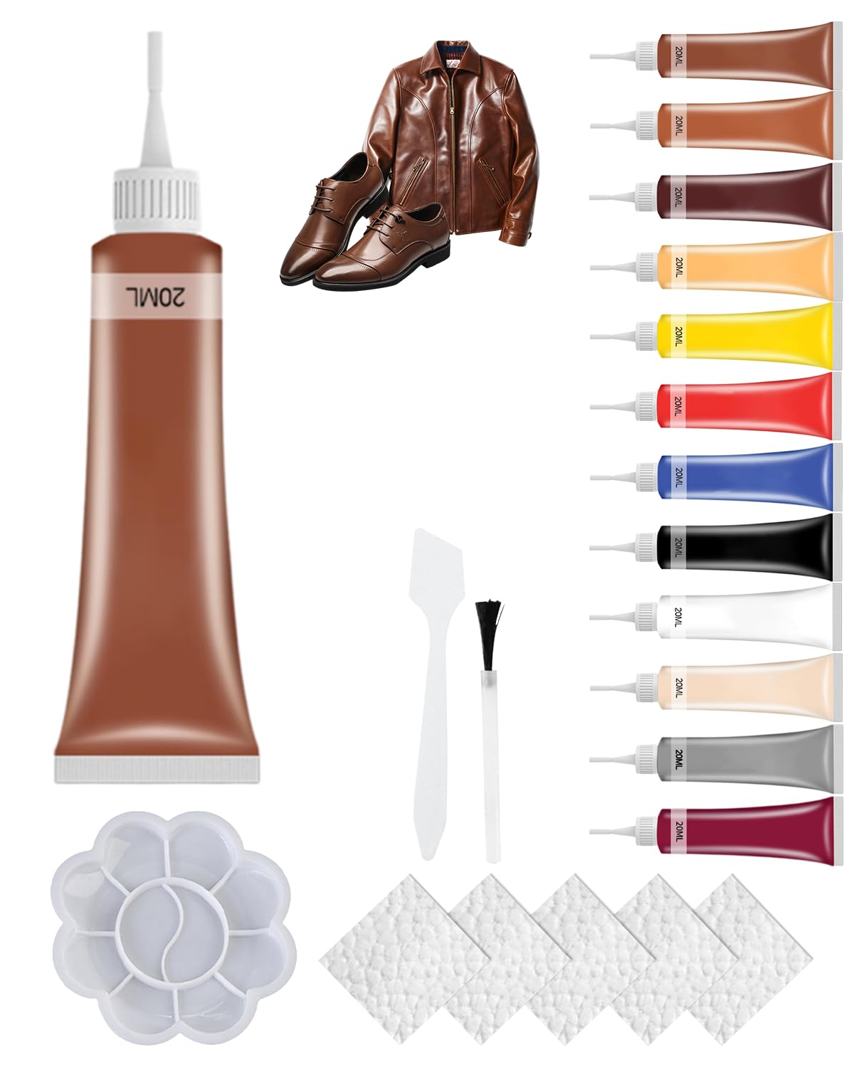2026 New Advanced Leather Repair Gel Upgrade Leather Repair Kit for Car Seat Vinyl Repair Kit Professional Leather