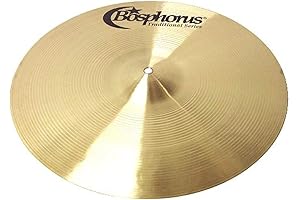 Bosphorus T18CT 18-Inch Traditional Series Crash Cymbal- An Explosive Addition to Your Drum Kit
