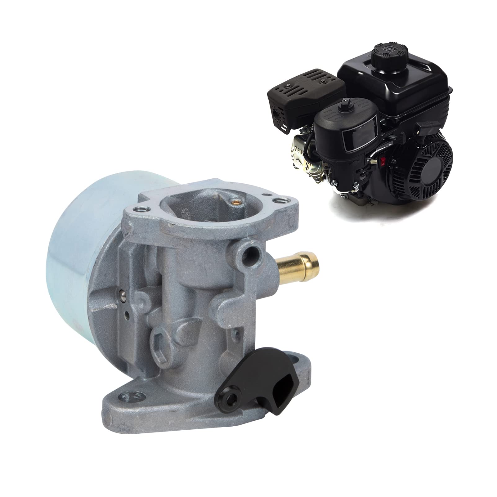 Kit de carburador 799868 con Bombilla de imprimación y Filtro de Aire para Motores Briggs & Stratton 4-7HP cortacésped 498170 497586 497314