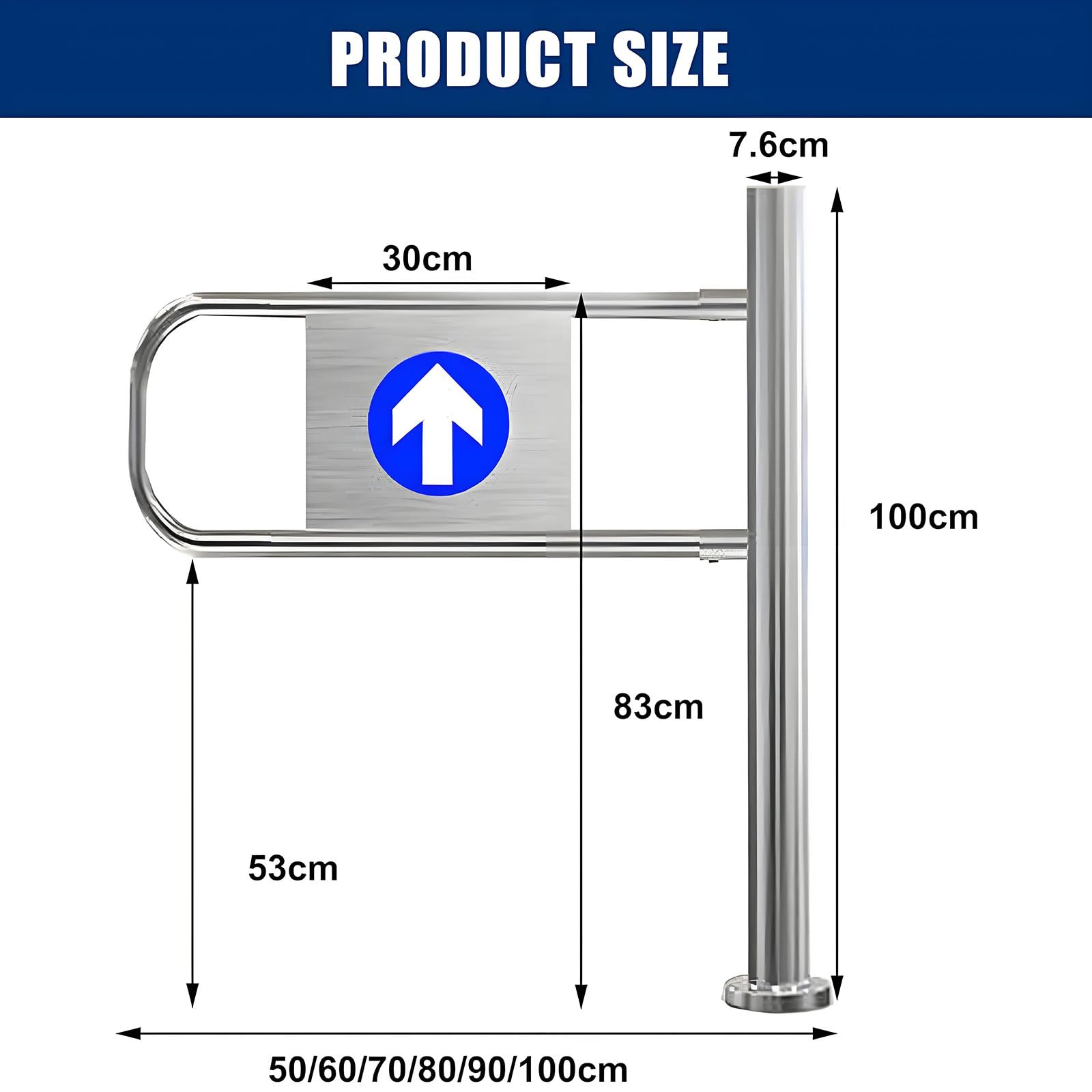 SwingGate Uni ng Puerta para establo con integrado de 50 x 100 cm, ideal para el hogar y los niños