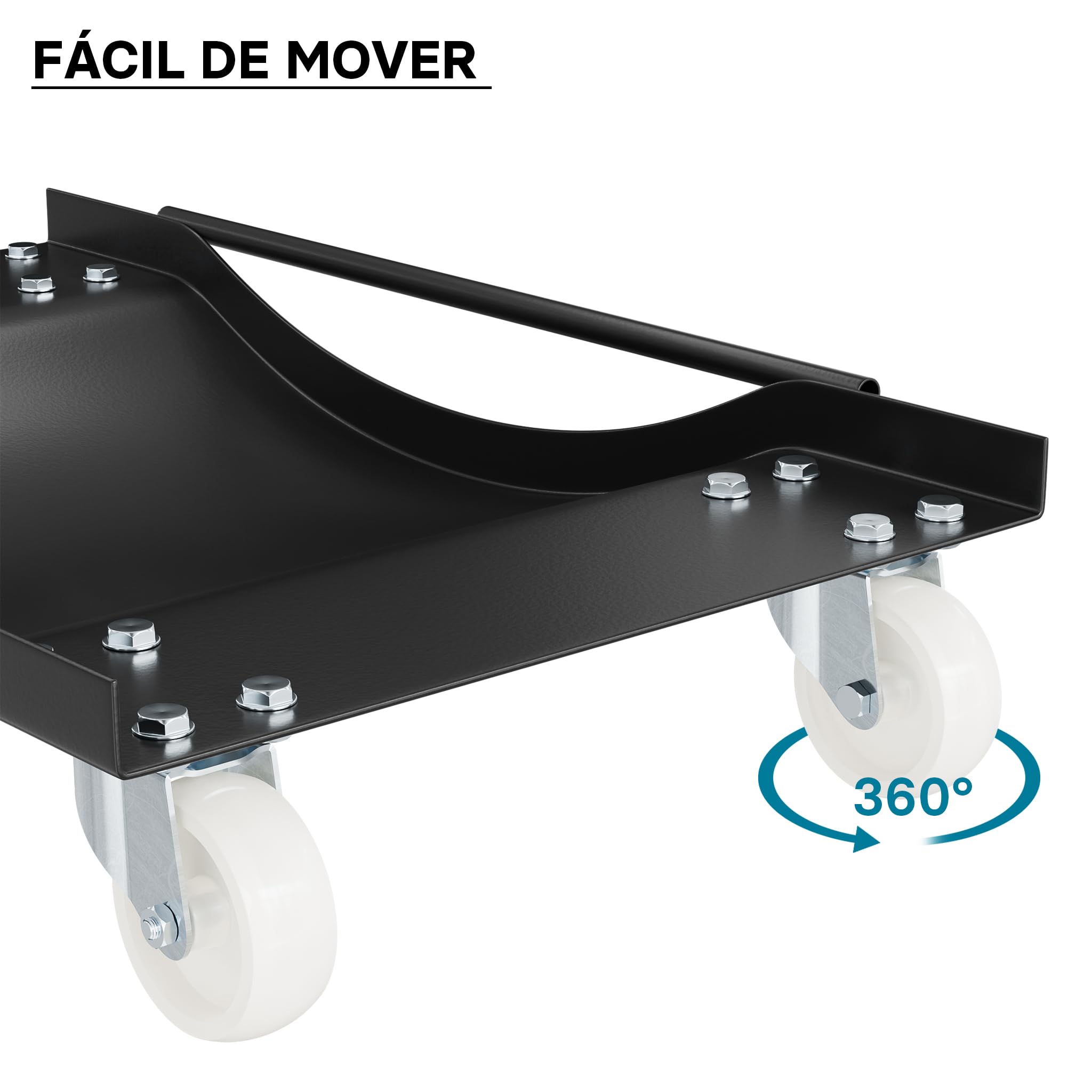 Peana ruedas Ayuda maniobras vehículos Set 2 unidades Ruedas mover coche Taller Garaje Ayuda aparcar 900 kg/par