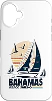 Vista 23 de Abaco Sloop Sailing Bahamas Regatta Sailboat Bahamian Flag Case for iPhone 16