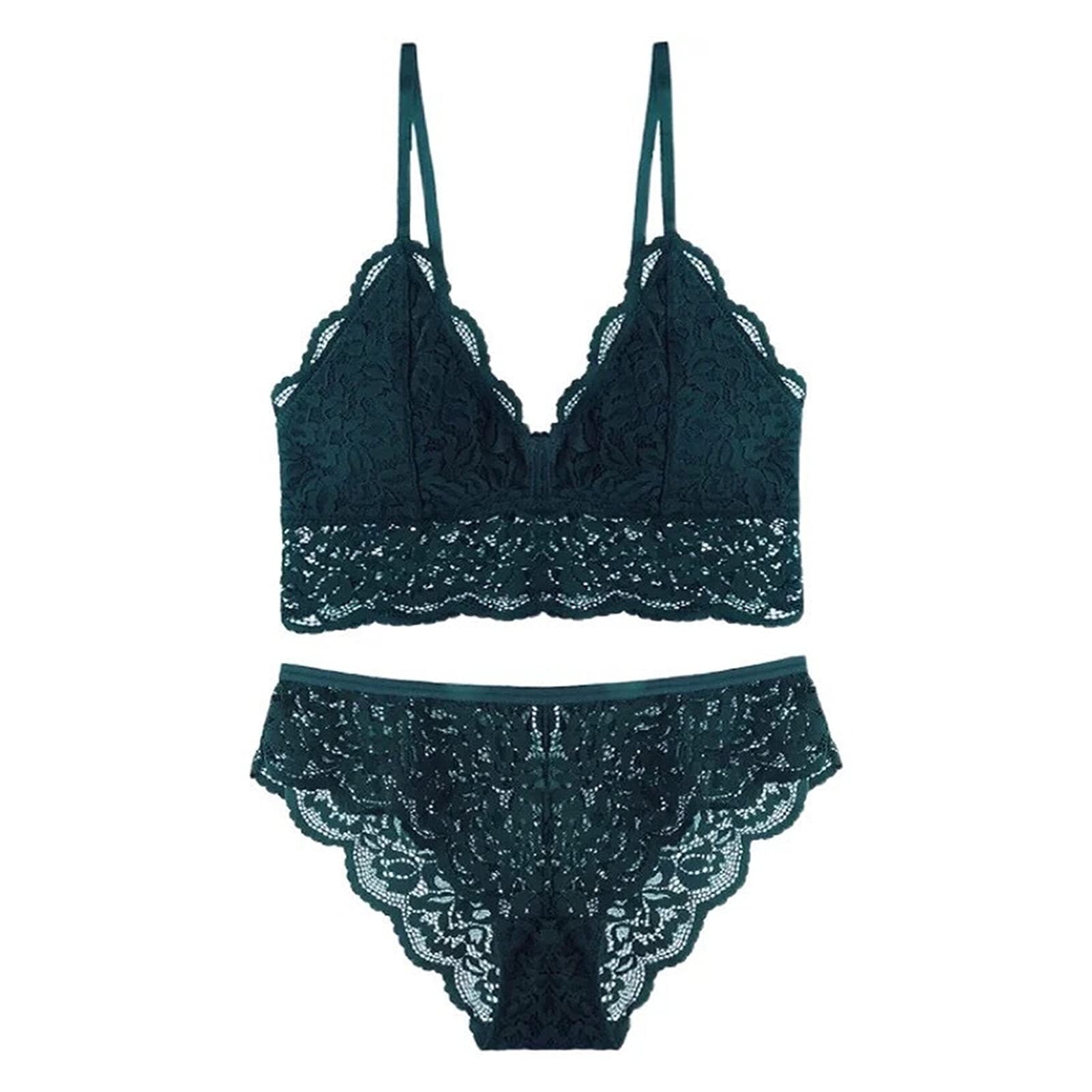 Compatible with Spitze schöne rückseite sexy Nahtlose Bralette weibliche dünn kein Stahl Ring BH Set weiche aushöhlen atmungsaktive slics Lingerie