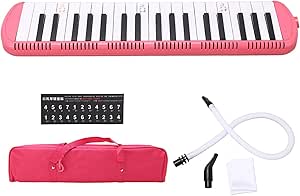 Melodica, Instrumento de Sopro de 37 Teclas para Iniciantes, Com ...