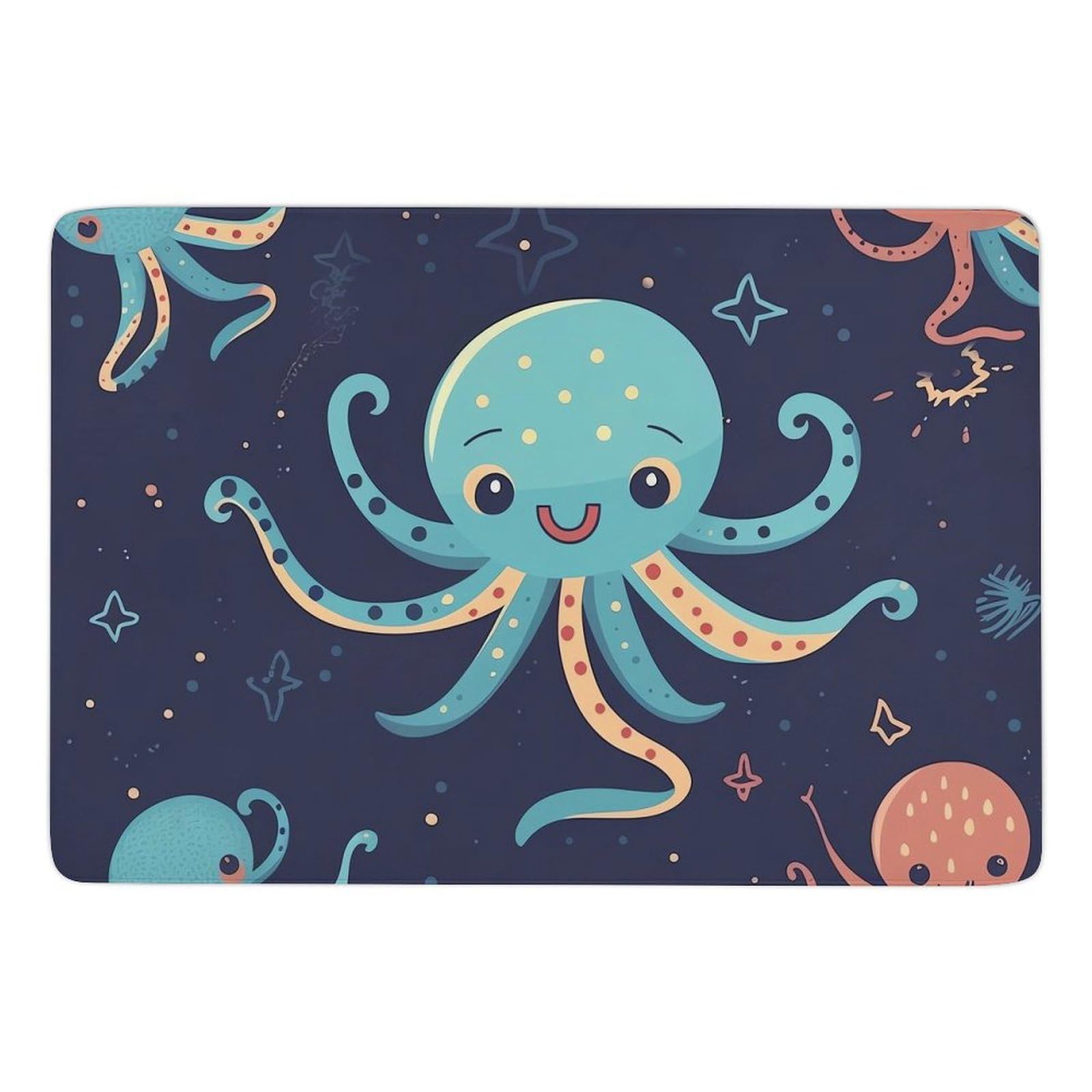 Tapis de cuisine en velours corail moderne et lavable pour la maison