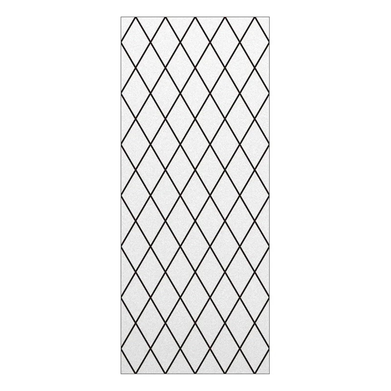Window Film Simple Electrostatic Frosted Window Film Geometric Lines Window Tint Window Film Static Cling(CH-229-B,30x100cm)