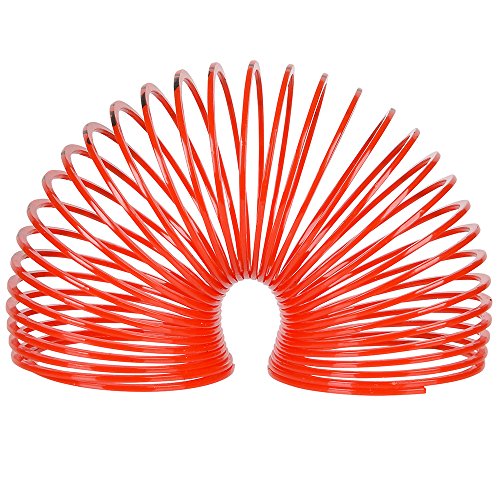 Bedwina Mega Pack of 50 Coil Springs for Kids - Assorted Silly Faces and Colors, Mini Plastic Spring Toy for Party Favors, Carnival Prizes, Gift Goodie Bag Filler, Stocking Stuffers by Bedwina - Used condition - Image 9