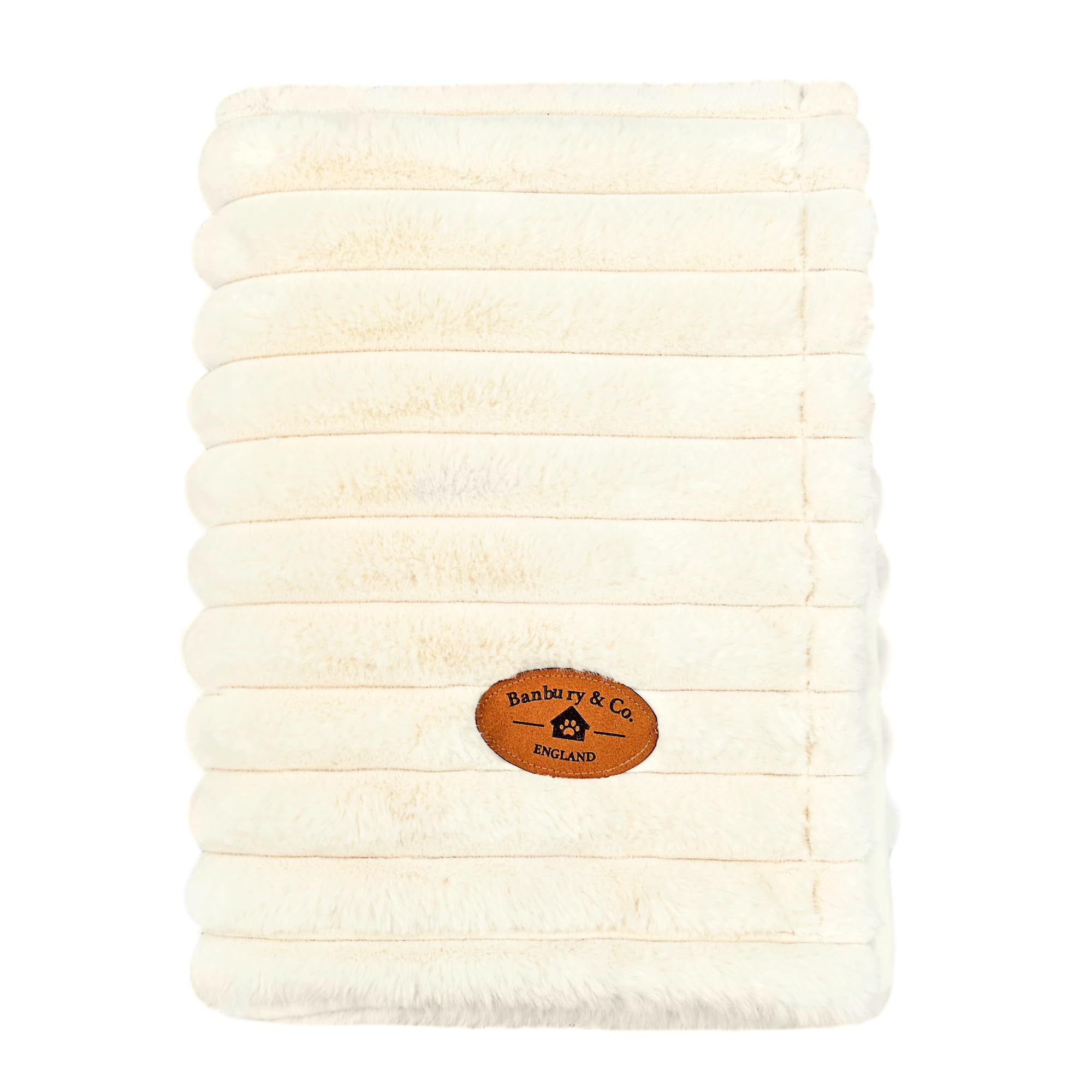 Banbury & Co Almond Plush Cord Pet Blanket