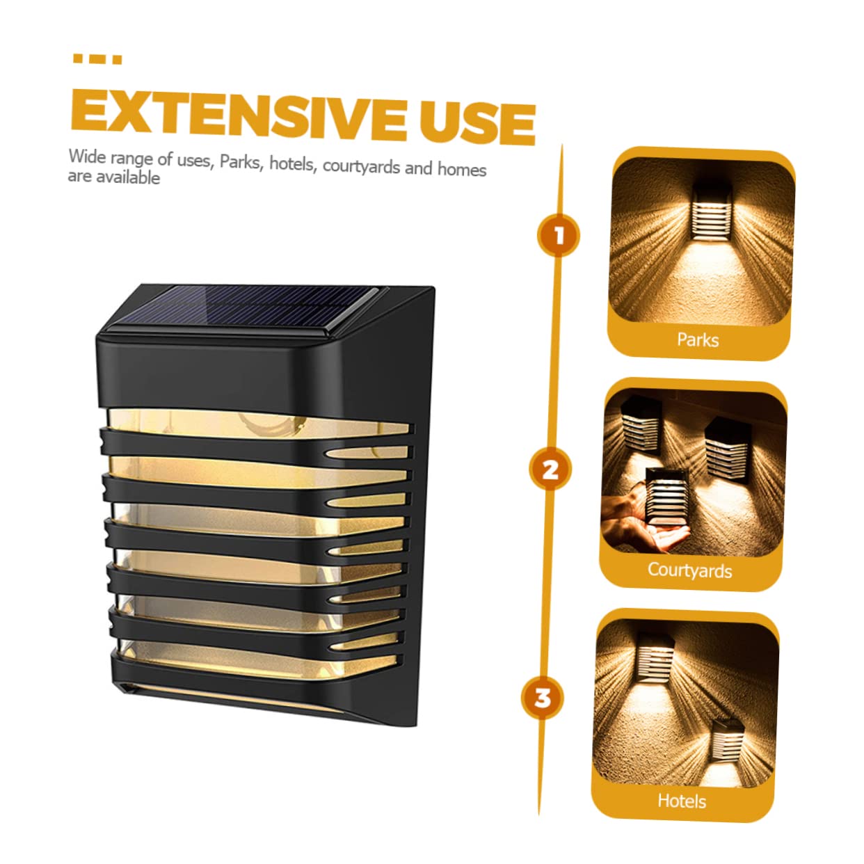 2szt Solarna lampa ścienna Zewnętrzne lampy ścienne Solarne lampy zewnętrzne Zewnętrzne lampy ogrodowe Zewnętrzne lampy zasilane energią słoneczną Solarna lampa ścienna Ogrodowa lampa ścienna Plastiko