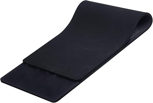 Alfombrilla de banco de trabajo 36x12, 0.197 in de grosor doble, antideslizante, alfombra de limpieza negra