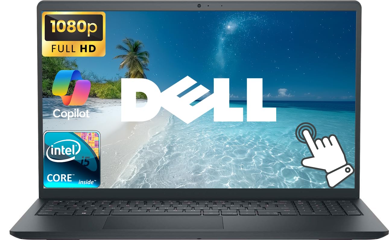 15.6" FHD Touchscreen Business Laptop Computer with AI Copilot, Windows 11 Pro 8GB DDR5 R…