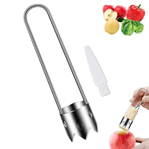 Apple Corer, Stainless Steel Apple Core Remover Tool, Bell Pepper