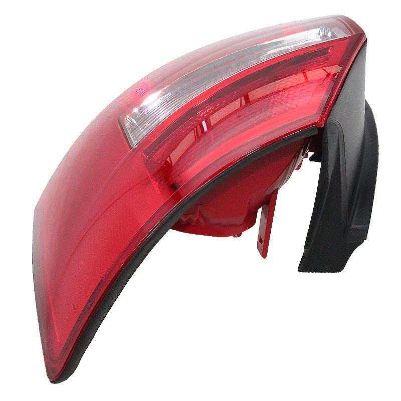 BESTPRICE 2x fanale posteriore sinistro rosso/bianco senza portalampada Compatibile con AUDI A4 B6 Avant (8E5)
