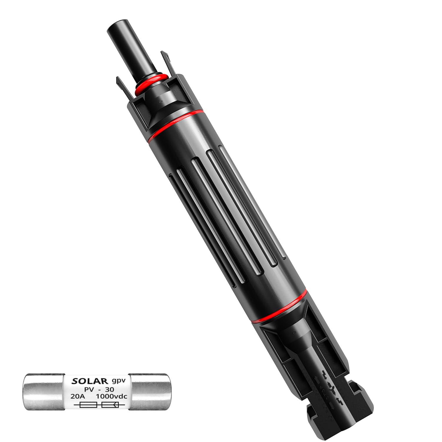 1000V 5PCS 30A Solar Panel Fuse Solar connectors Surge Protection Device for Solar Panel and Solar Controller Waterproof Solar Fuse Connector