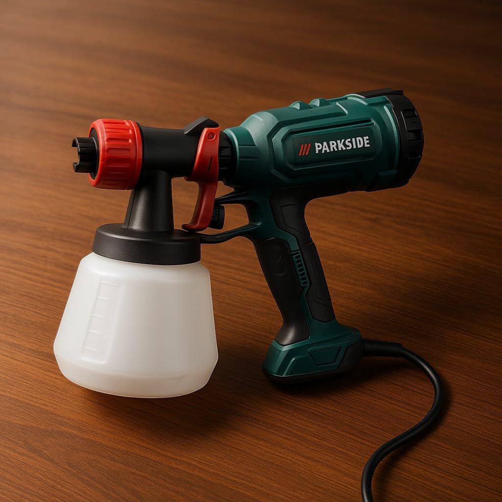 Park Side Pistola A Pittura HVLP PFS 450 - Spruzzatore Elettrico Progetti Parete Soffitto Legno Metallo