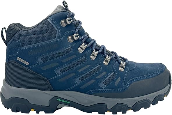Karrimor Mens Mount Mid Suede Boots Lace Up Breathable Waterproof