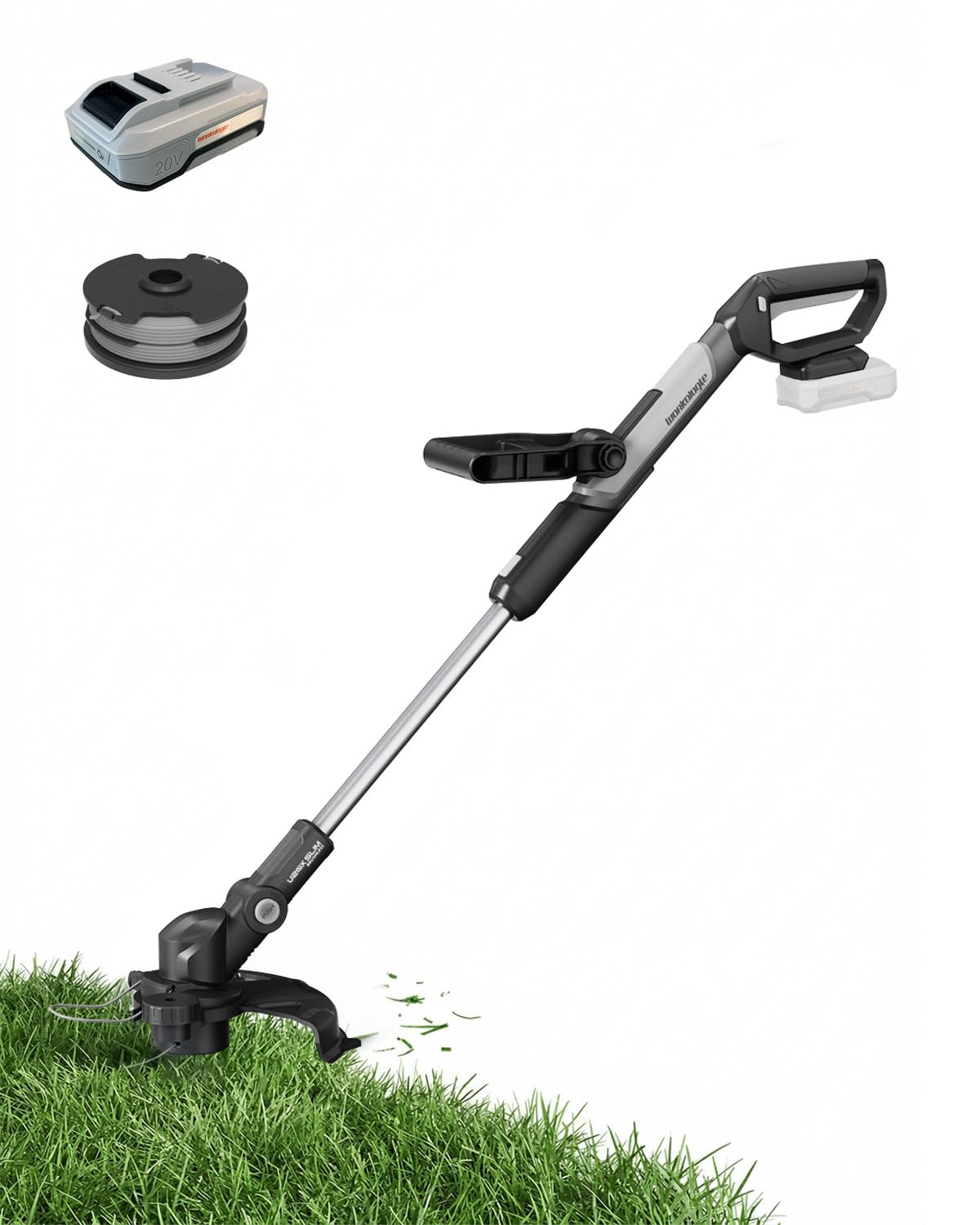 30 cm 20V Akku Rasentrimmer & Rasenkantenschneider 2-in-1, Bürstenlos
