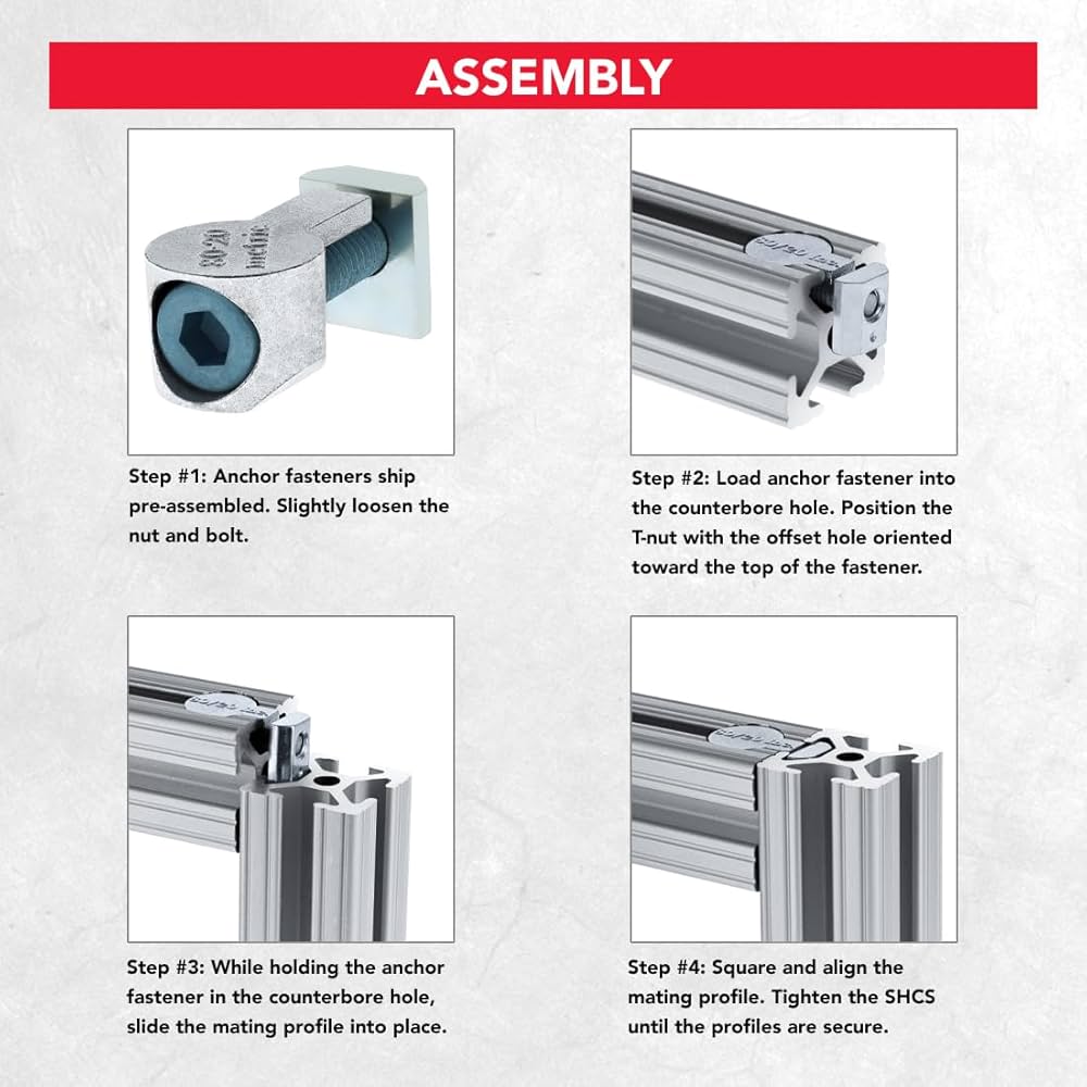 パーツ anchor 80/20 Inc., 40-3897, 40 Series M8 Standard Anchor Fastener