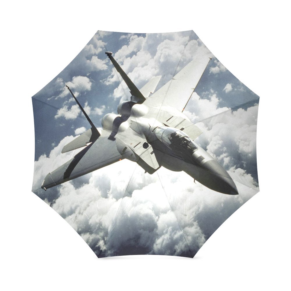 Lovers/Wife/Husband Gifts Presents Airplane Aircraft Pattern 100% Fabric and Aluminium Foldable Umbrella