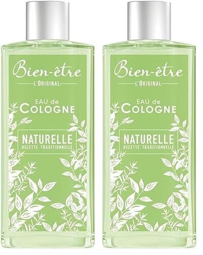 Bien Être - Eau de Cologne Naturelle - 500 ml (Lot de 2)