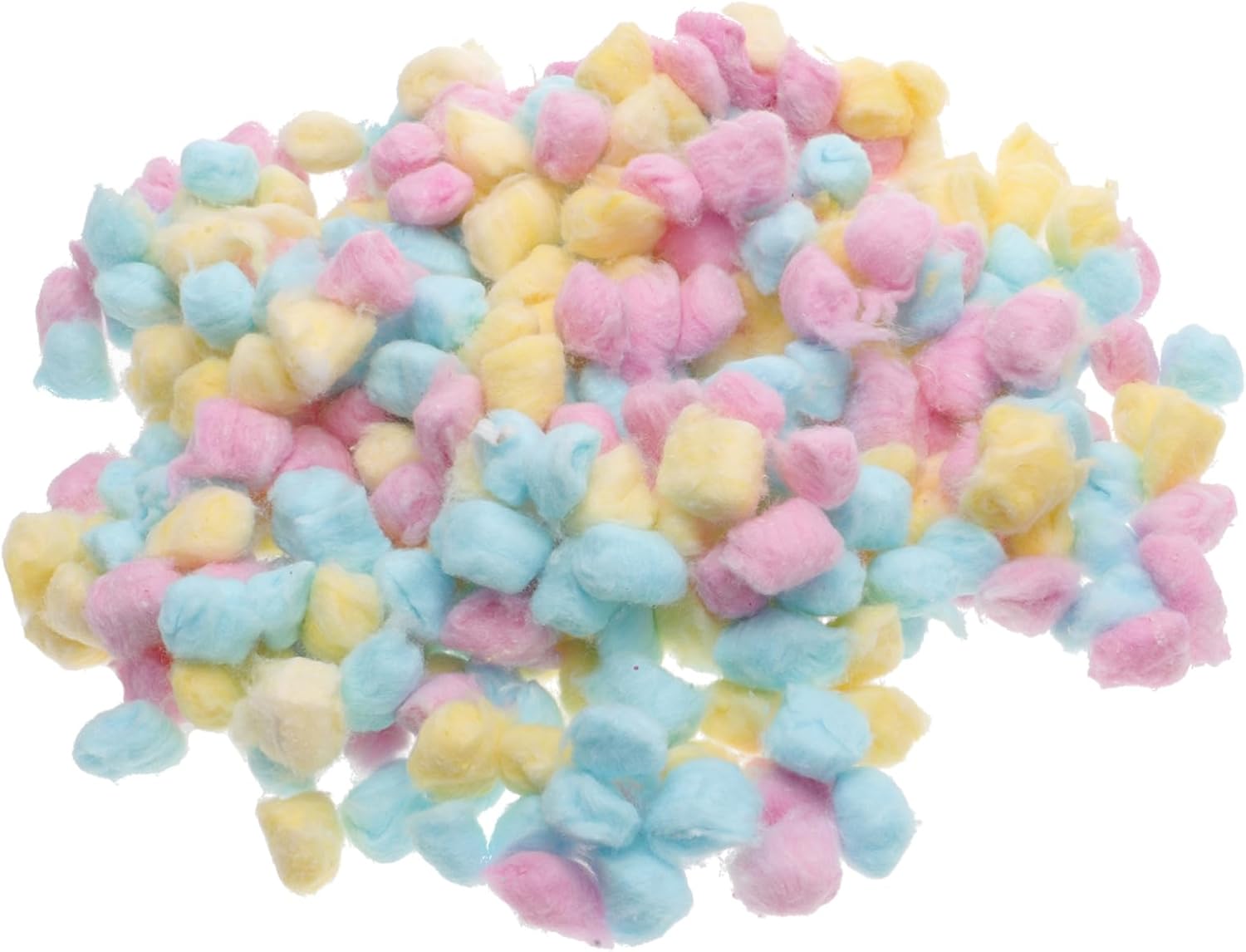 1pack Colored Cotton for Face Cleansing Soft Absorbent Makeup Cotton for Beauty Salon and Home Use