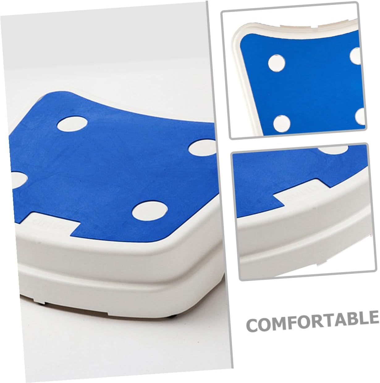 Bathroom Toilet Step Stool for Adults, Non-Slip Squatting Foot Stool with Stackable Single-Layer Design, Bathroom Safety Aid for Toilet Support and Potty Training